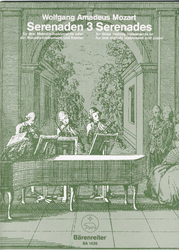 Mozart Wolfgang Amadeus Serenaden KV 439b (Wiener Sonatinen) Heft 3: Serenade Nr. 3