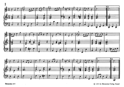 Telemann, Georg Philipp Ausgewählte Menuette für Sopranblockflöte (Violine, Querflöte, Viola da gamba) und Basso continuo TWV 34