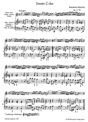 Marcello Benedetto Sonaten für Altblockflöte (Querflöte, Violine) und B. c., Heft III