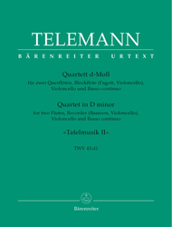 Telemann Georg Philipp Quartett d-Moll