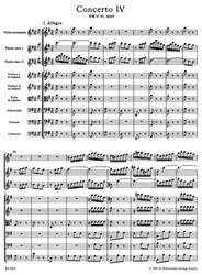 Bach, Johann Sebastian Brandenburgisches Konzert Nr. 4 G-Dur BWV 1049
