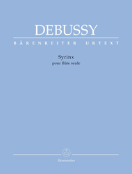 Debussy Claude Syrinx pour flûte seule
