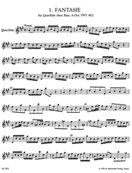 Telemann Georg Philipp  Zwölf Fantasien für Querflöte ohne Bass TWV 40:1-13