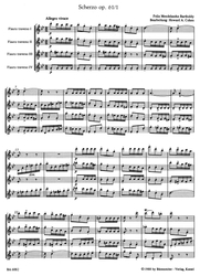 Mendelssohn Bartholdy Felix Scherzo aus "Ein Sommernachtstraum" op. 61/1