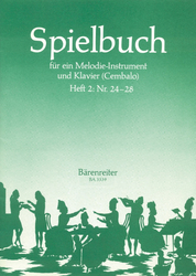 Spielbuch für ein Melodieinstrument und Klavier (Cembalo), Band 2