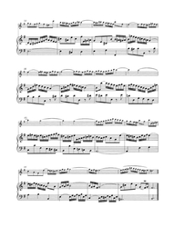 Bach Johann Sebastian Sechs Sonaten nach BWV 525-530 für Flöte und obligates Cembalo Heft I: Sonaten 1 und  2