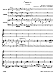 Mozart Wolfgang Amadeus Konzert für Flöte, Harfe und Orchester C-Dur KV 299 (297c)