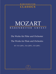 Mozart Wolfgang Amadeus Die Werke für Flöte und Orchester