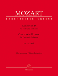 Mozart Wolfgang Amadeus Konzert für Flöte und Orchester D-Dur KV 314 (285d)