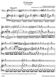 Mozart Wolfgang Amadeus Konzert für Flöte und Orchester D-Dur KV 314 (285d)