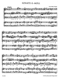 Telemann Georg Philipp  12 Methodische Sonaten für Violine oder Flöte und Basso continuo