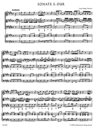 Telemann Georg Philipp  12 Methodische Sonaten für Querflöte oder Violine und Basso continuo