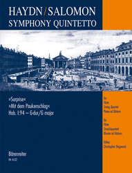 Haydn, Joseph / Salomon, Johann Peter Symphony Quintetto G-Dur Hob.I:94