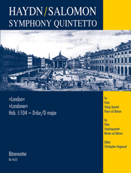 Haydn Joseph / Salomon Johann Peter Symphonie-Quintetto London Sinfonie Nr. 7 D-Dur Hob.I:104
