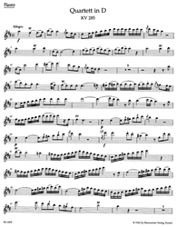 Mozart Wolfgang Amadeus Quartette für Flöte, Violine, Viola und Violoncello