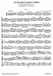 Bousquet Narcisse (19. Jh.) 12 Grands Caprices