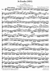 Bousquet Narcisse (19. Jh.) 36 Etudes (1851), Vol. I