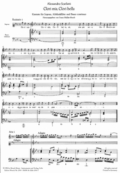 Scarlatti Alessandro  Clori mia, Clori bella