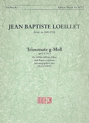 Loeillet Jean Baptiste (John of London)  Triosonate g-Moll, op I,3