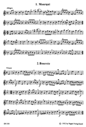 Tanzweisen aus Leopold Mozarts Notenbuch für Wolfgang