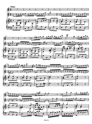 Bach Johann Sebastian Triosonate für Flöte, Violine und Basso continuo C-Dur nach der Sonate A-Dur BWV 1032