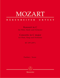 Mozart Wolfgang Amadeus Konzert für Flöte, Harfe und Orchester C-Dur KV 299(297c)