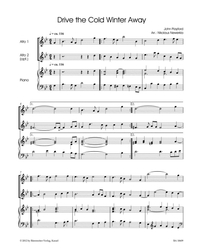 Playford John The English Dancing Master für Blockflöte (Flöte) und Klavier (zweite Stimme ad lib.)