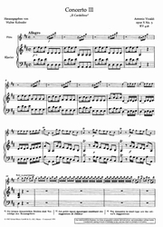 Antonio Vivaldi Concerto Nr. 3 D-Dur