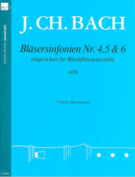Johann Christian Bach Bläsersinfonien Nr. 4, 5 und 6