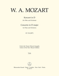 Mozart, Wolfgang Amadeus Konzert für Flöte und Orchester D-Dur KV 314 (285d)