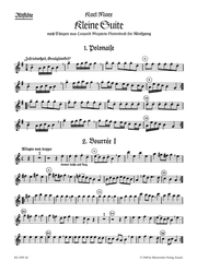 Marx, Karl Kleine Suite nach Tänzen aus Leopold Mozarts Notenbuch für Wolfgang