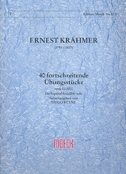 Krähmer Ernest 40 fortschreitende Übungsstücke, op. I