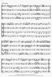 Telemann Georg Philipp Tanzsätze zu vier Stimmen aus versch