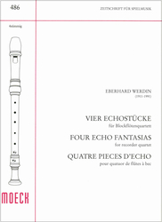 Werdin Eberhard  Vier Echostücke (1978)