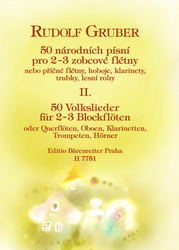 Gruber Rudolf 50 národních písní II. díl