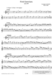 Giuseppe Gariboldi First Exercises