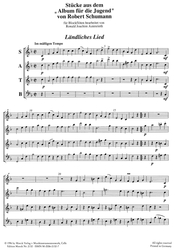 Schumann Robert  Stücke aus dem "Album für die Jugend" von Robert Schumann