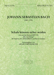 Bach Johann Sebastian  Schafe können sicher weiden