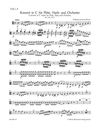 Mozart, Wolfgang Amadeus Konzert für Flöte, Harfe und Orchester C-Dur KV 299 (297c)