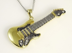 Rockys přívěsek kytara gold