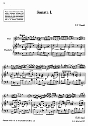 Händel, Georg Friedrich Sonaten I-IV