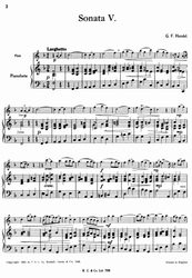 Händel, Georg Friedrich Sonaten V-VIII