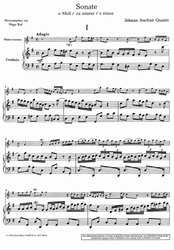 Johann Joachim Quantz Sonate e-Moll