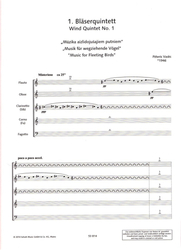 Vasks, Pēteris 1. Bläserquintett