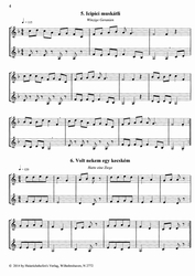 12 Ungarische Volkslieder