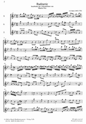 Bach Johann Sebastian  Badinerie