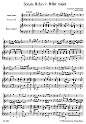 Sammartini, Giuseppe Sonate B-Dur