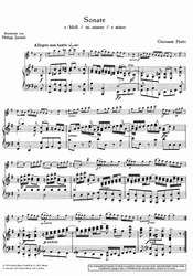 Giovanni Benedetto Platti Sonate e-Moll