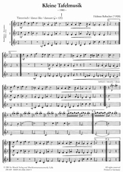 Rebscher Helmut  Kleine Tafelmusik (1980)