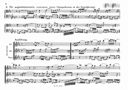 Bach J. S. Sechs Kanons aus dem "Musikalischen Opfer" von J. S. Bach